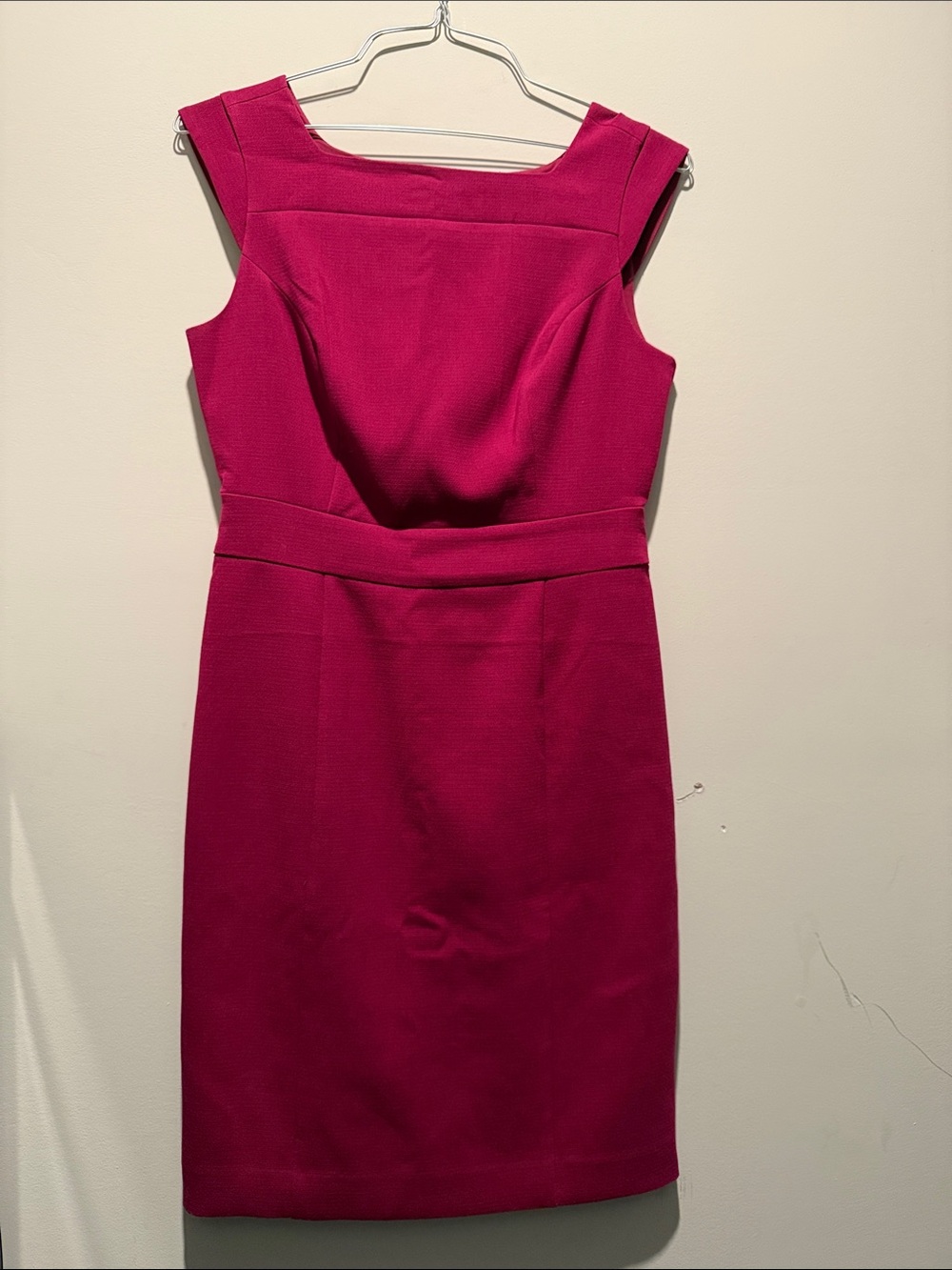 The Limited Magenta Sheath Midi Dress